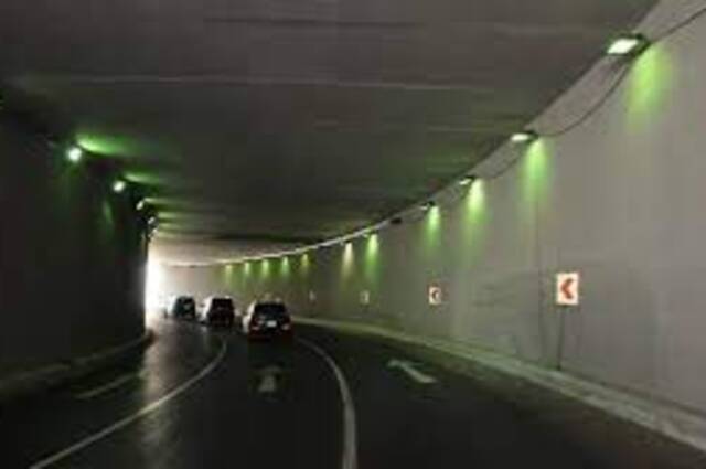 غلق نفق باقي زكي بمحور التسعين الجنوبي