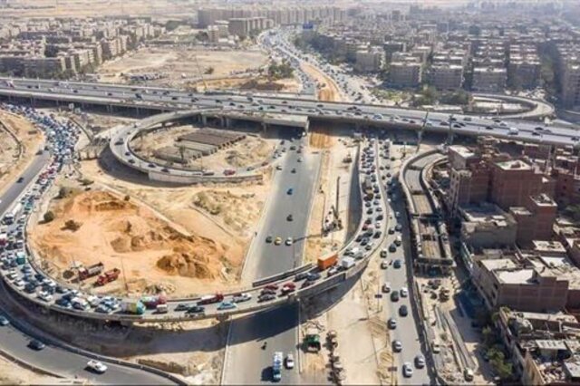 غلق كلي لمحور حسب الله الكفرواي والسبب كوبري مشاة