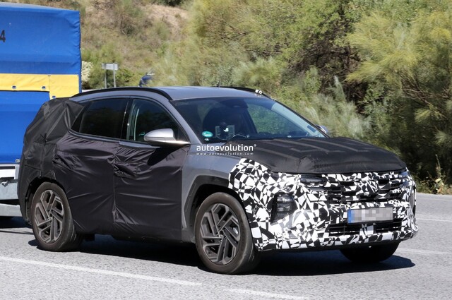 شاهدوا صور هيونداي توسان فيس ليفت الجديدة موديل 2024 قبل الكشف الرسمي عنها