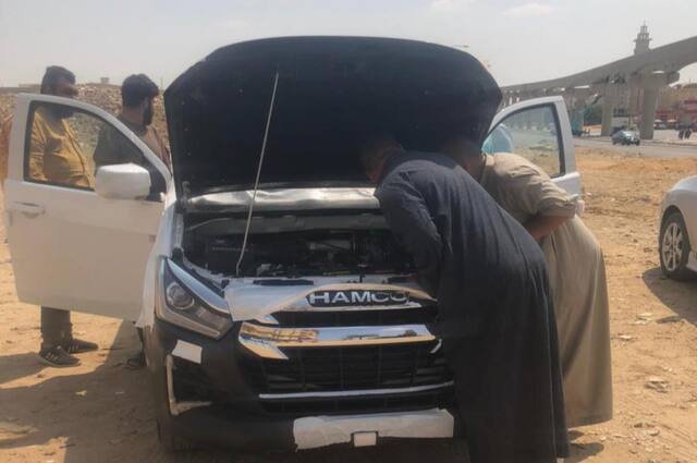 اختبار لشاحنات هامكو البيك أب في مصر 