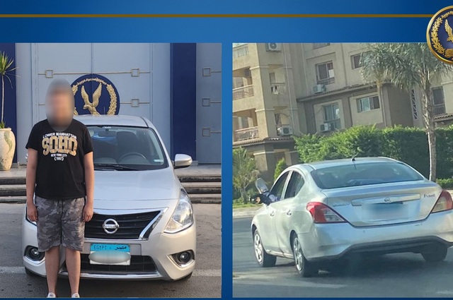 ضبط طالب لإخراجه قدمه من السيارة خلال القيادة وحقيقة تزييف واقعة طمس لوحات