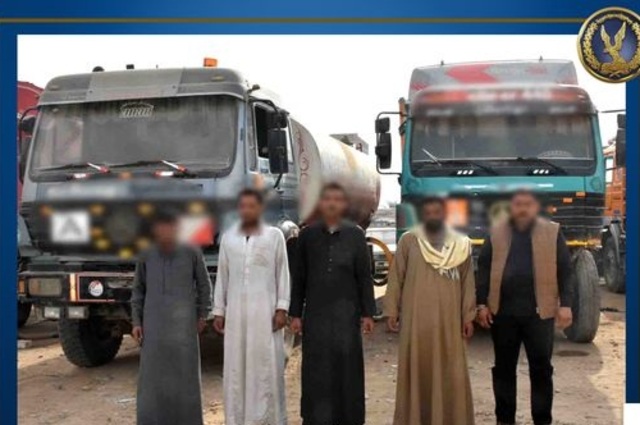 ضبط عصابة سرقت 20 ألف لتر سولار من خط وقود