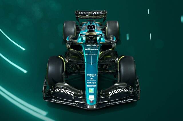 أستون مارتن تحتفل بالذكرى السنوية الـ110 بإطلاق شعار احتفالي خاص على سيارتها إيه إم آر 23 