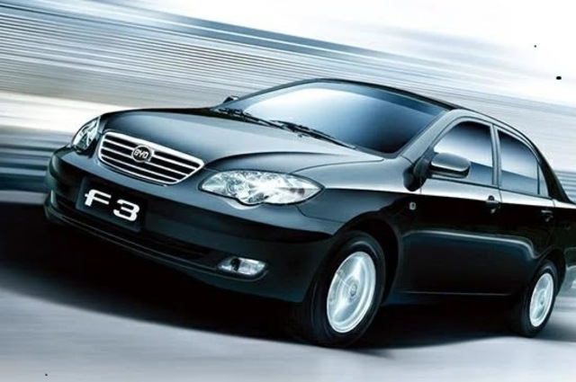 بسعر BYD F3 الآن ، كان يمكنكم شراء 5 نسخ منها في 2008