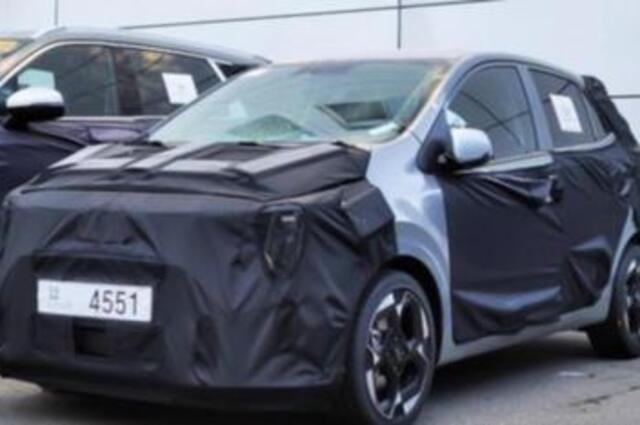 أول ظهور لكيا بيكانتو 2024 الفيس ليفت الجديدة 