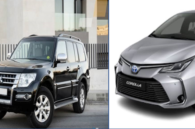 أيهما تفضل تويوتا كورولا ٢٠٢٣ الجديدة أم ميتسوبيشي باجيرو 2016 المستعملة ؟