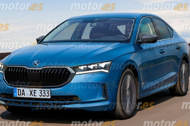 شاهدوا الشكل المتوقع لاسكودا أوكتافيا الفيس ليفت  