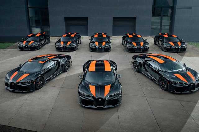 بوجاتي تنهى انتاج شيرون سوبر سبورت 300 + مع تسليم آخر نموذج