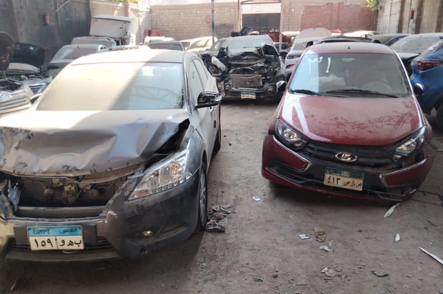 تعرفوا على سيارات الحوادث في مزاد جديد بمصر