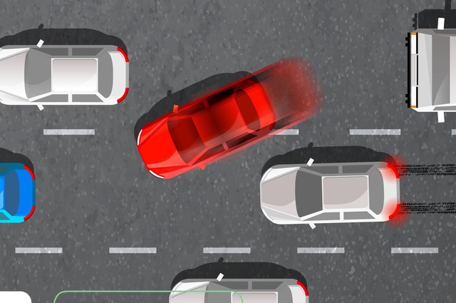 الغرزة ,, 4 مخاطر أساسية للمراوغة السريعة بين السيارات