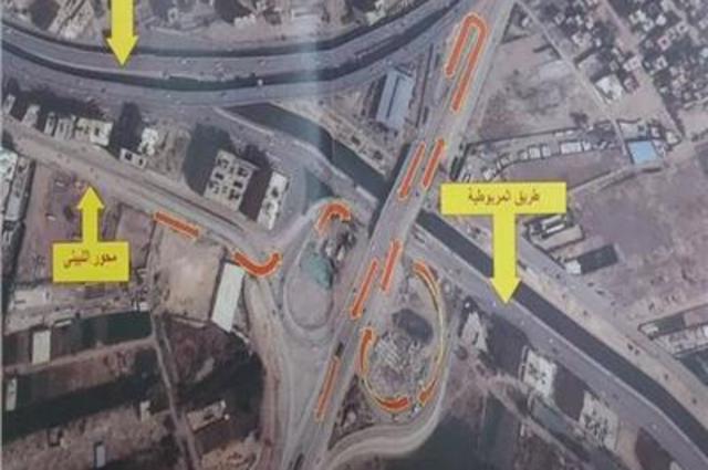 غلق كلي في مطلع الطريق الدائري بالقوس الشرقي المنيب