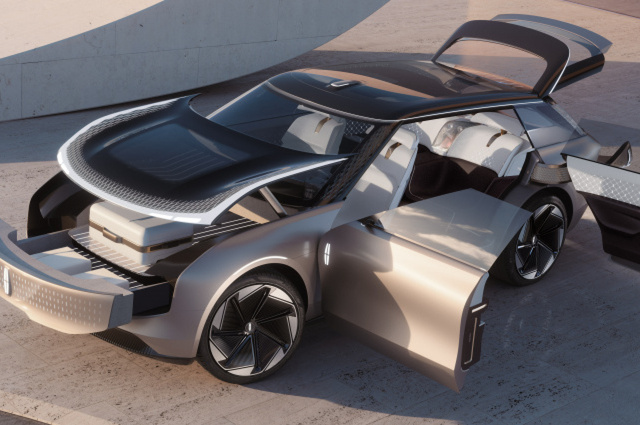 لنكولن ستار كونسبت : سيارة من المستقبل بمساحات تخزين بدلاً من المحرك