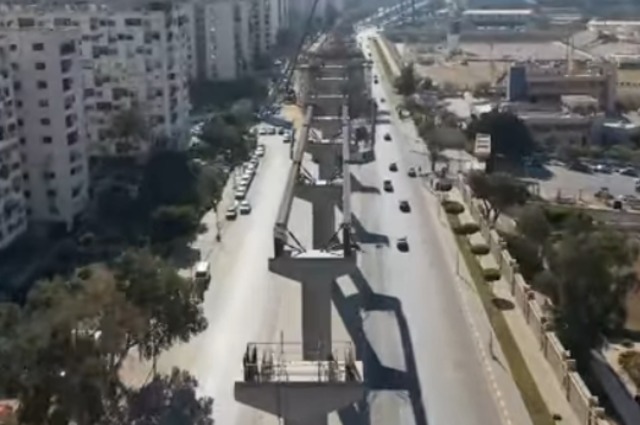 آخر تطور في أعمال تنفيذ مشروع مونوريل شرق النيل العاصمة الإدارية الجديدة 