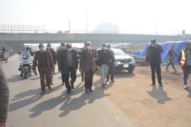 التجهيز مستمر لعمليات التوسعة للطريق الدائري بالمريوطية