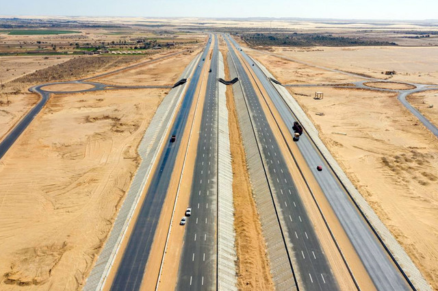 لمدة 45 يوم : تحويلات مرورية في طريق القاهرة / أسيوط الغربى