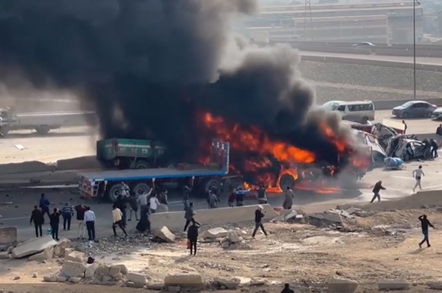 النيابة العامة تعلن وقوع أكثر من حادث في مكان حادث الأمس وتطالب بالكشف على الطريق