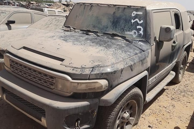 هذا الوحش تويوتا اف جي كروزر في مزاد مصري جديد