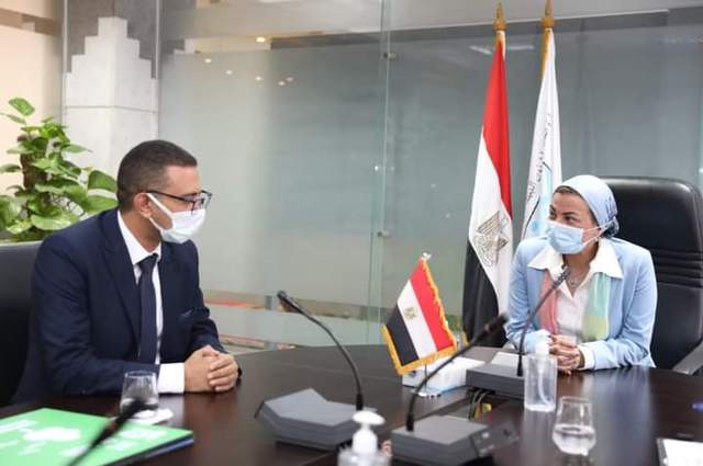 استقبال الدراج المصري صاحب الارقام القياسية  في وزارة البيئة