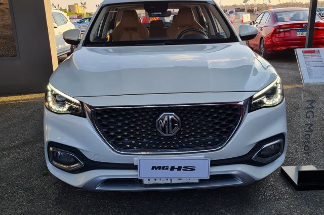 عرض MG HS خلال فعاليات معرض Live Drive Xpo 