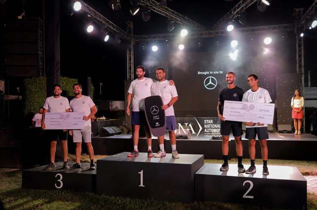 ستار الوطنية للسيارات "SNA" تٌهدي مرسيدس للفائزين ببطولة "ستار بادل" 