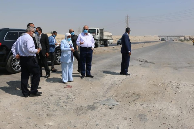 اعداد لتطوير طريق الأوتوستراد 