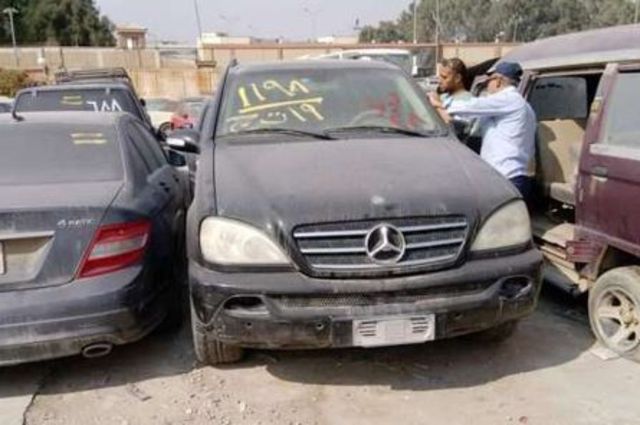 سيارات مزادات مضبوطات ومرور شمال سيناء