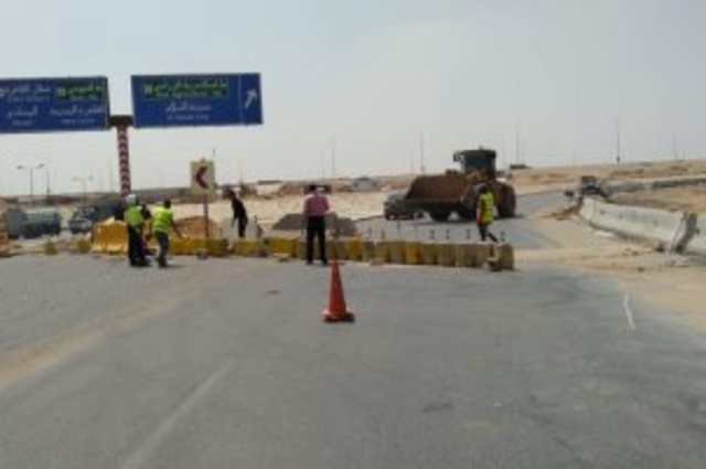 زحام منتظر على دائري المريوطية لمدة شهر