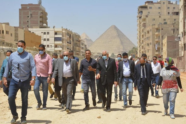 حصر لمواقف السيارات العشوائية بالجيزة