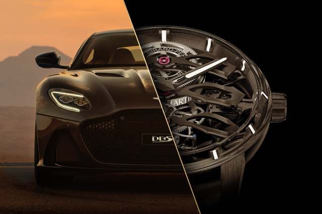 أستون مارتن تطلق ساعة "توربيون بالجسور الطافية الثلاثة"  