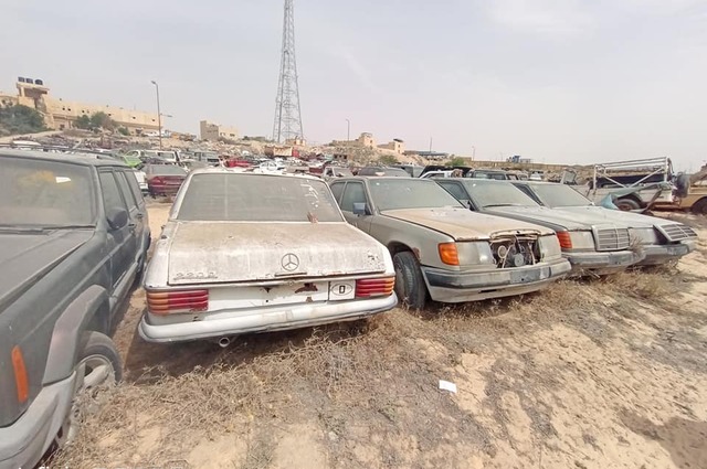 مزاد حوادث جديد وصور لمزاد سيارات مرور العريش