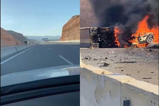 فيديو : سبب حادث فتاة طريق الجلالة أنها ضلت طريقها 