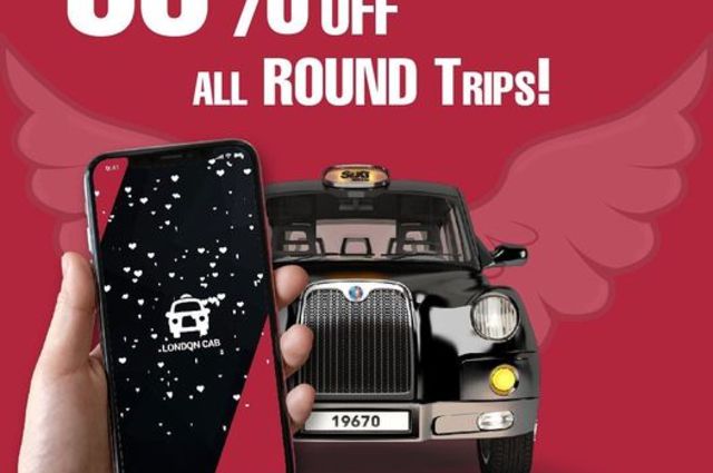 خصم 50% على رحلات تاكسي لندن في مصر بمناسبة الفلانتين