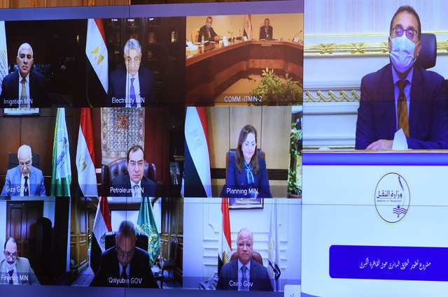 متابعة لتطوير الطريق الدائري حول القاهرة الكبرى