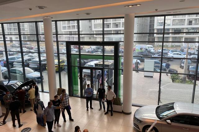 صور من صالة عرض سكودا لأوكتافيا الجديدة