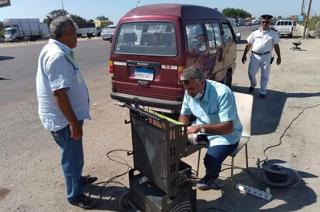 مخالفة 2770 سيارة لنسب العوادم في مصر 