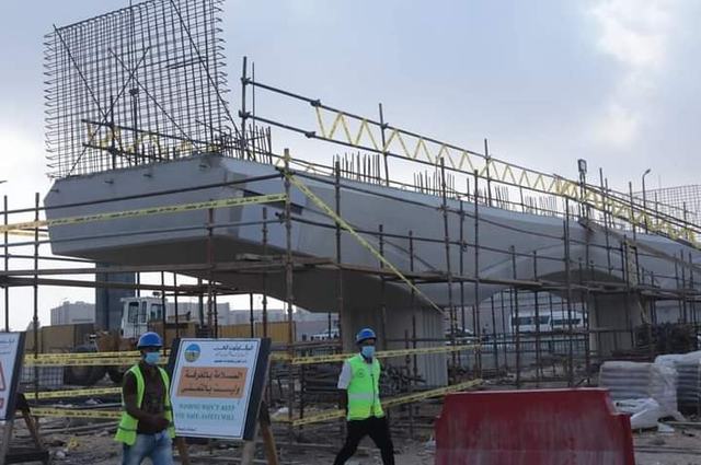 متابعة أعمال توسعة الطريق الدائري من جديد