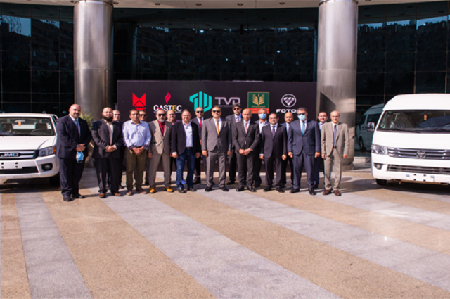 لأول مرة طرح سيارات فوتون فان لنقل البضائع مجهزة بالغاز الطبيعى للجمهور بالتعاون مع شركة غازتك