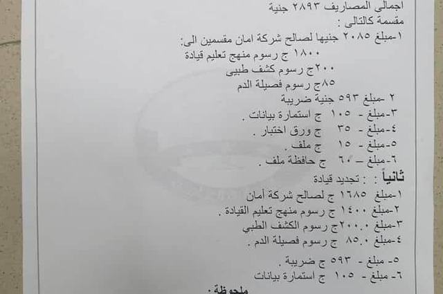 الداخلية تنفي ارتفاع رسوم اصدار الرخصة 200%