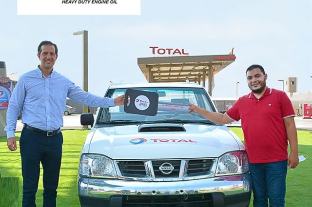 توتال تقدم 3 سيارات نيسان بيك أب لموزعيها الفائزين في الربع الأول
