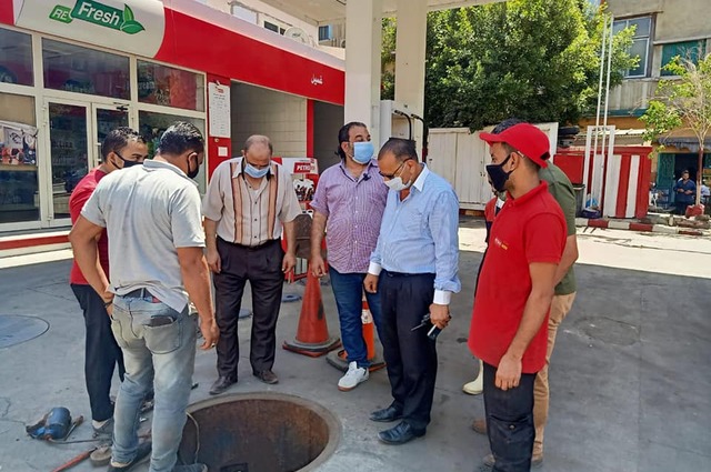هبوط أرضي في مصر الجديدة وحملات على محطات البنزين في شبرا