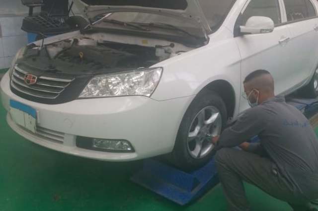 صور : امتحانات دبلومة التملذة الصناعية في مركز سيارات غبور