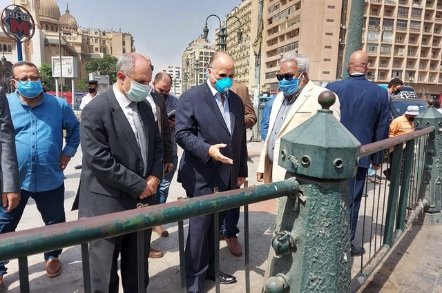 محافظ القاهرة يزور ميداني التحرير ورمسبس 