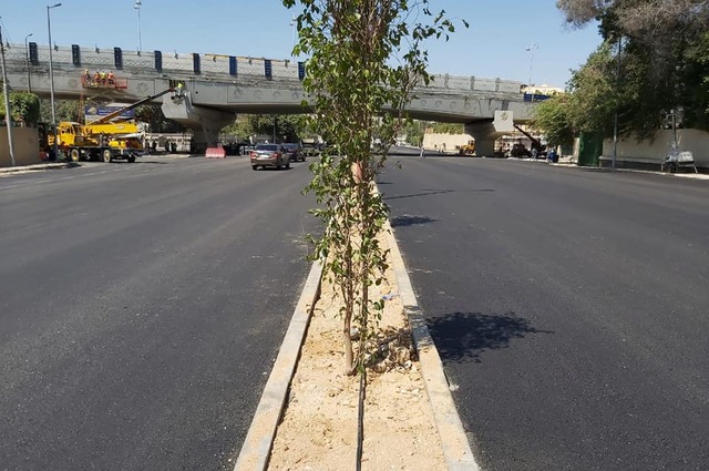 انتهاء أعمال ردم نفق العروبة وفتح طريق صلاح سالم