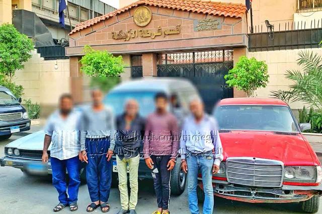 سقوط 4 عصابات لسرقة السيارات والدراجات النارية في مصر