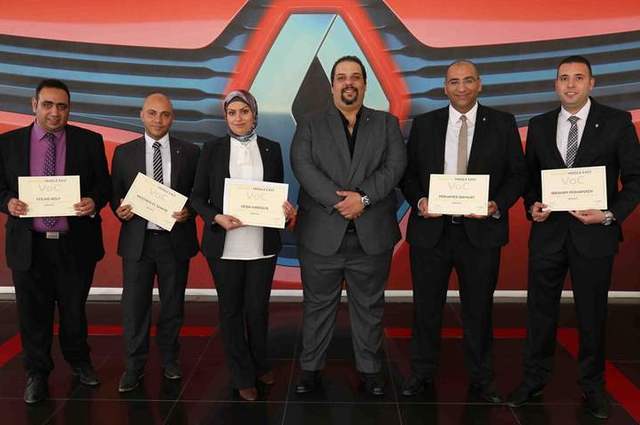 وكيل رينو يفوز بأفضل أداء للمبيعات وخدمات ما بعد البيع بالشرق الأوسط