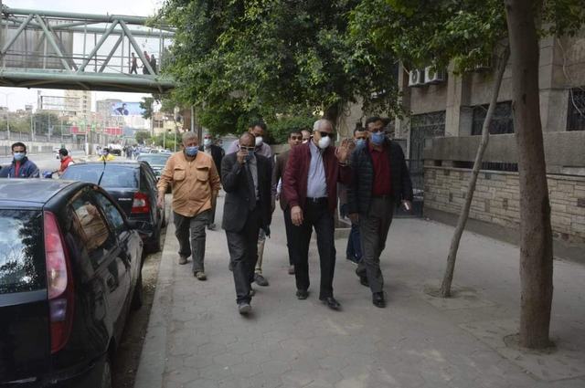 متابعة لأعمال تطوير الطرق في الدقي وعدد من الشوارع بالجيزة