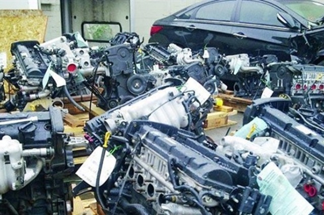 ضبط كمية من قطع غيار السيارات مجهولة المصدر