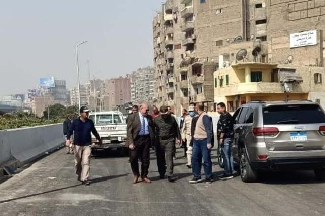 بالصور : استمرار العمل في محور روكسي رمسيس الجديد