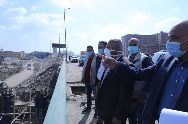 تطوير الطريق الدائري مستمر وسط احتياطات لمواجهة كورونا