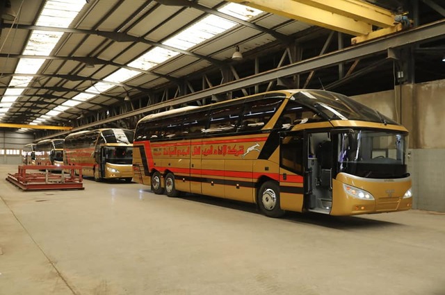 استلام 4 أتوبيسات جديدة للسوبرجيب وتصنيع 20 أتوبيس غاز للعاصمة الادارية